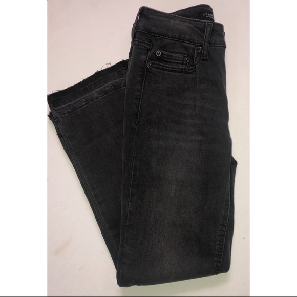Stretchy Mid-Rise Crop Skinny Kick Flare Jean - Picture 2 of 7